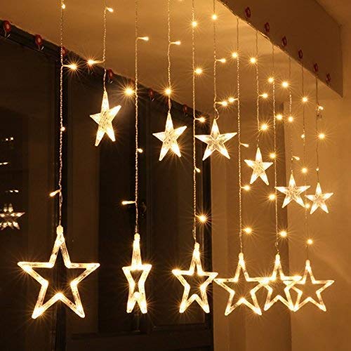 12 Stars LED String Lights 8 Flashing Modes for All Occasions