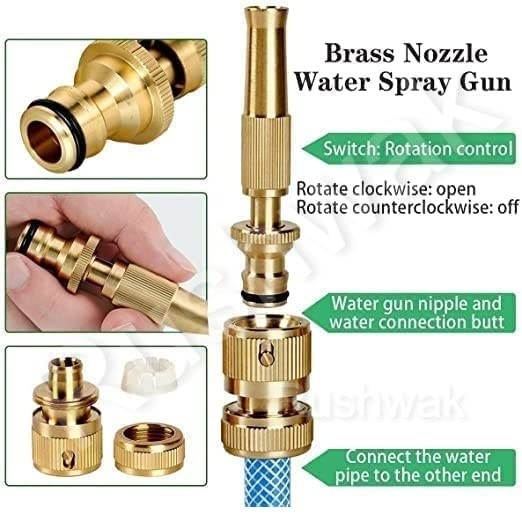 brass nozzle water spray gun