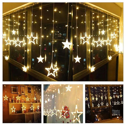 12 Stars LED String Lights 8 Flashing Modes for All Occasions